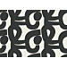 Tapetti Marimekko Seppel, matta, mustavalkoinen, 25966