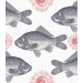 Paneelitapetti Fish Neutral - MTG-WP20008