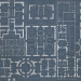 Paneelitapetti Mindthegap Chateau Blue, 1.56x3m (MTG-WP20026)