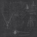 Paneelitapetti Newton Geometry Anthracite - MTG-WP20046