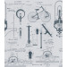 Paneelitapetti Patents Gray - MTG-WP20049