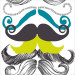 Paneelitapetti Mindthegap Different Moustaches, 1.56x3m (MTG-WP20089)