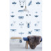 Paneelitapetti Entomology Blue - MTG-WP20235