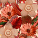 Paneelitapetti Water lilies, punainen/beige - MTG-WP20317