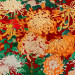 Paneelitapetti Chrysanthemums, punainen - MTG-WP20321