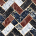 Paneelitapetti Mindthegap Herringbone, 1.56x3m (MTG-WP20349)