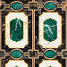 Paneelitapetti Mindthegap Waldorf, 1.56x3m, vihreä (MTG-WP20356)