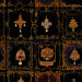 Paneelitapetti Mindthegap Anna's jewelry, 1.56x3m, musta (MTG-WP20369)