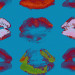 Paneelitapetti Mindthegap Neon kiss, 1.56x3m, sininen (MTG-WP20379)