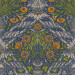 Paneelitapetti Mindthegap Floral ornament, 1.56x3m, sininen/oranssi (MTG-WP20453)