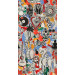 Tapetti Mindthegap Festival Memories, 1.56x3m, sininen/punainen - WP20613