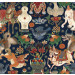 Tapetti Mindthegap Incantation, 1.56x3m, tummansininen - WP20620