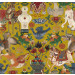 Tapetti Mindthegap Incantation, 1.56x3m, keltainen - WP20621