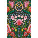Tapetti Mindthegap Susie Q, 1.56x3m, vihreä/vaaleanpunainen - WP20628