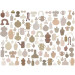 Paneelitapetti Emilia Ilke, non-woven, mittatilaus, valkoinen
