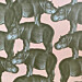 Tapetti Studio Lisa Bengtsson Hippo,, pinkki (SLB-S-1416)