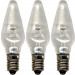 LED-varalamppu Star Trading E10 0,2W 10-55V, Ø55x18mm, 3 kpl