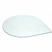 Tulisijan aluslasi Svt, 1100x1100x6mm, pisara, kirkas
