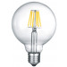 LED-Lamppu Trio E27, filament iso globe 6W, 810lm 2700K switch dimm