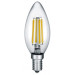 LED-Lamppu Trio E14, filament kynttilä 4W, 470lm 2700K switch dimm
