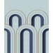 Mallipala Rebel Walls Arch Deco Blue (REBR16102)
