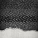 Mallipala Rebel Walls Well-Worn Brick Wall Black (REBR12222)