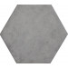Lattialaatta Concrete hex Antracite, 14x16cm - KYLAHEXPORANTR