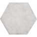 Lattialaatta Concrete hex White, 14x16cm - KYLAHEXPORWHI