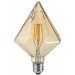 LED-lamppu Trio 901 E27, deco, filament, 4W, 360lm, 2700K, ruskea