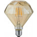 LED-lamppu Trio 902 E27, deco, filament, 4W, 360lm, 2700K, ruskea