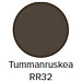 Tummanruskea RR32 sisäpuolen puuosat
