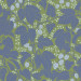 Tapetti Långelid/Von Brömssen Hops and glory sinivihreä 0.53x10.05m, non-woven - LVB16-85