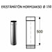 Eristämätön hormijakso 150, pituus 500 mm