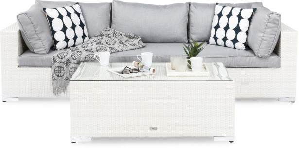 Easy Garden Oleskeluryhma Bahamas 3 Istuttava Valkoinen