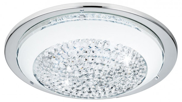 Led Plafondi Eglo Acolla O290mm Kromi Kristalli 95639 Led Plafondi Eglo Acolla O290mm Kromi Kristalli 95639