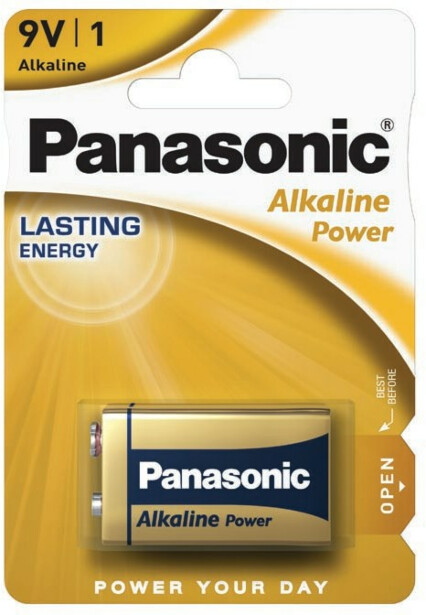 Paristo Panasonic Alkaline Power 9V, 1kpl/pkt