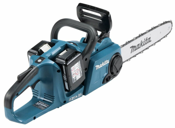 Akkuketjusaha Makita LXT DUC353Z, 14, 2x18V, 2x6.0Ah akuilla