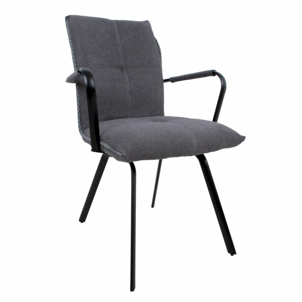 Tuoli Home4You Eddy 59x56x89cm, harmaa 