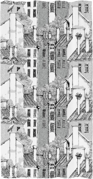 Sivuverho Vallila Korkeuksissa, 140x250cm, harmaa