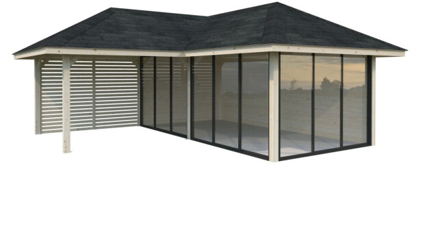 Katos Palmako Bianca Set 214, sis.liukuovet 24,9 m²