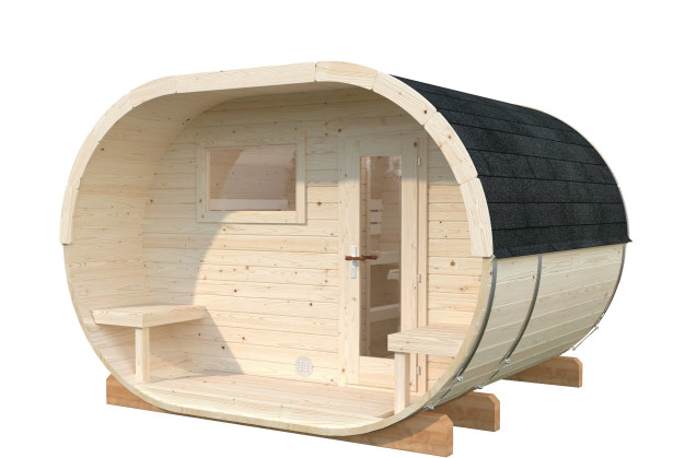 Tynnyrisauna Palmako Anette 3,0+1,5 m2