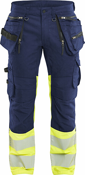 Riipputaskuhousut Blåkläder 1130 Highvis Stretch, denim