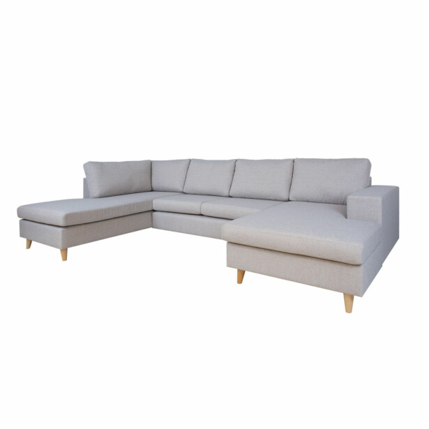 Kulmasohva Home4You Harald 318x185/140, vasen, beige