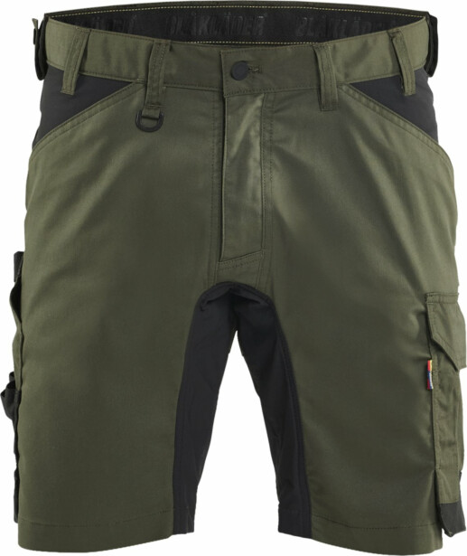 Riipputaskushortsit Blåkläder 1753 Stretch, reisitaskuin