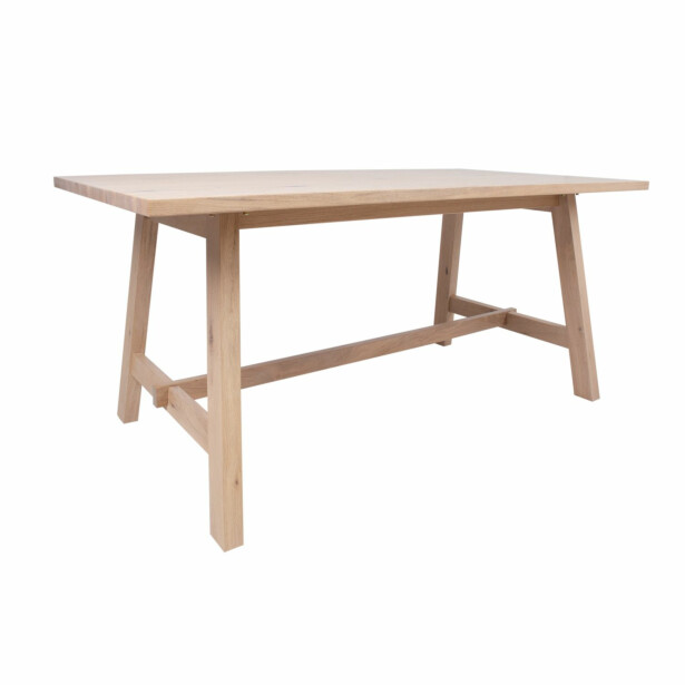 Jatkettava ruokapöytä Home4You Bergen 180x95cm vaalea tammi 