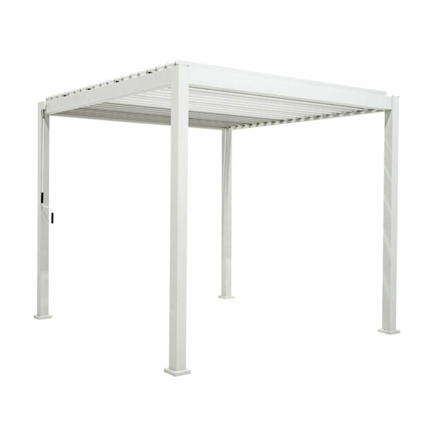 Pergola Home4You Mirador-111, 300x400cm, valkoinen 
