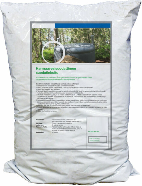 Suodatinkuitu Vestelli Pisara -harmaavesisuodattimeen
