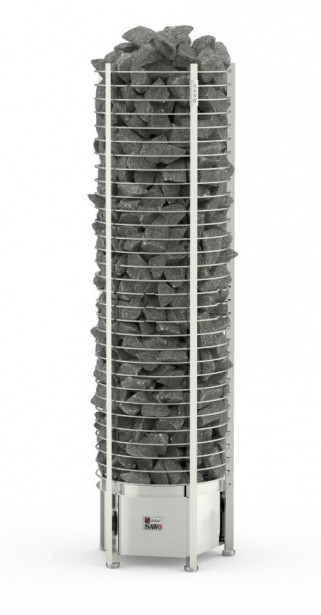 Sähkökiuas SAWO Round Tower, 8kW, 7-14 m³ erillinen ohjauskeskus