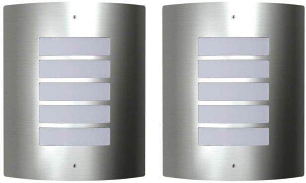 2 ruostumaton teräs vesitiivistä seinävaloa 60w_1