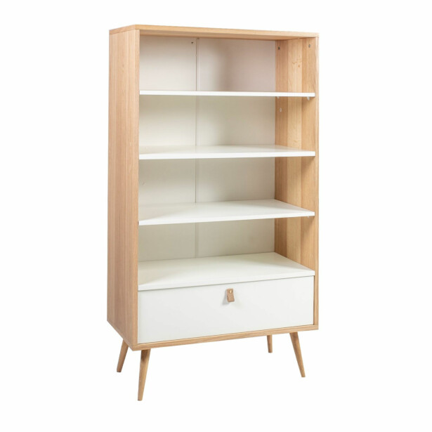 Hylly Home4You Helena White 80x40x140cm, luonnonvalkoinen 